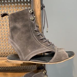 Allsaints leather sandals size 9